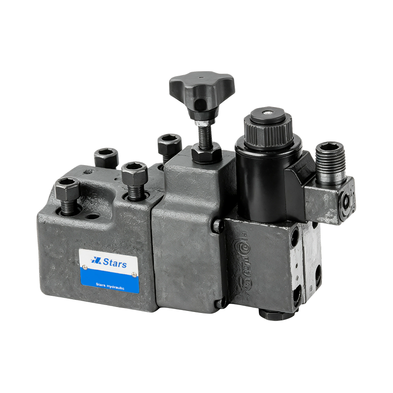Two-Stage Three-Stage Pilot Operated Solenoid Relief Valve