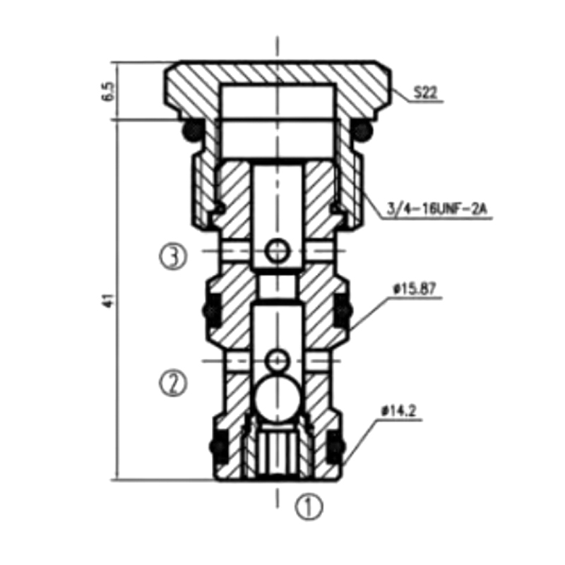 Hydraulic Cartridge Shuttle Valve
