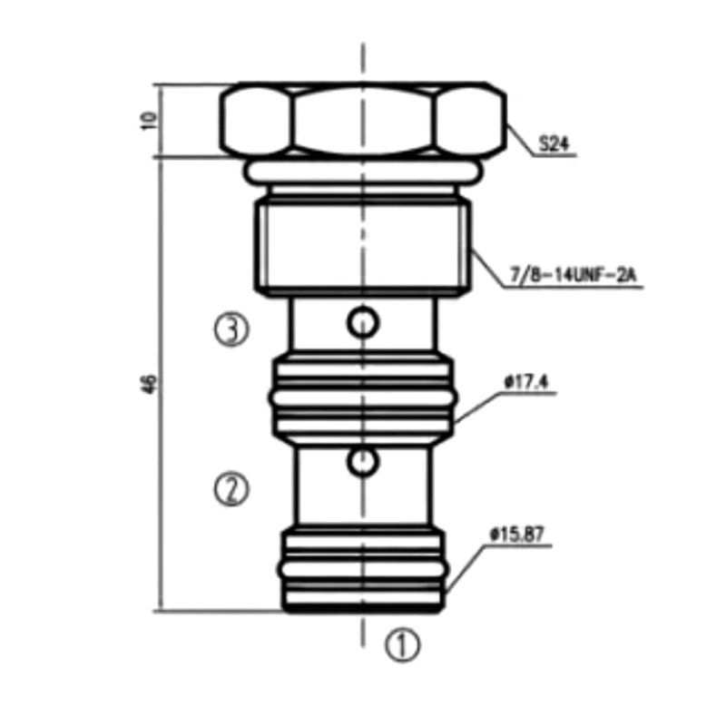 Hydraulic Cartridge Shuttle Valve