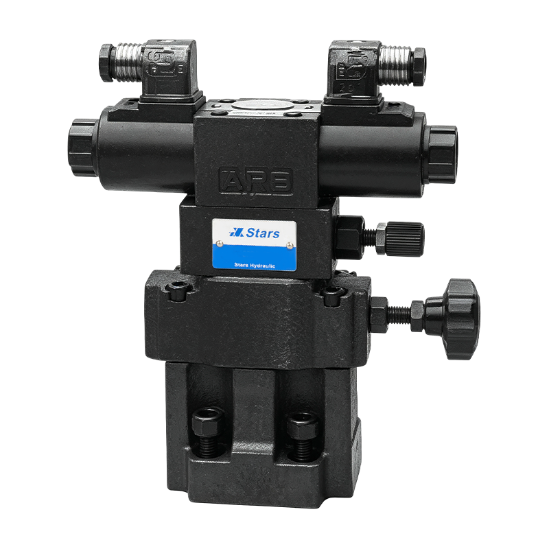 Low Noise Two-Stage Solenoid Relief Valve