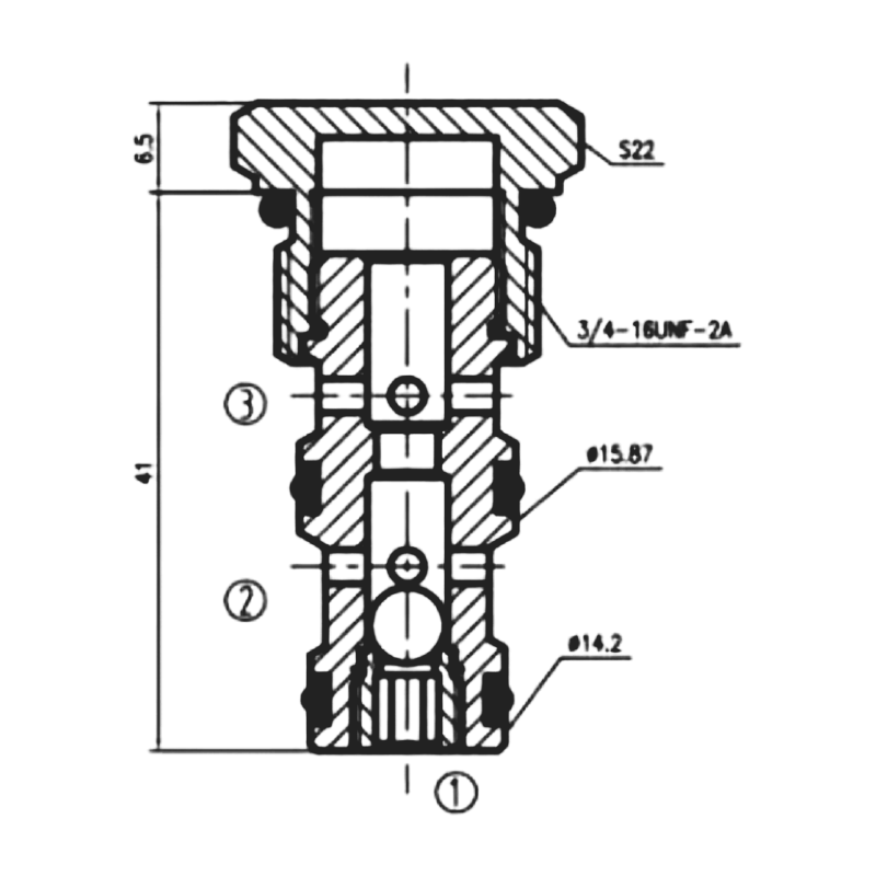 Hydraulic Cartridge Shuttle Valve